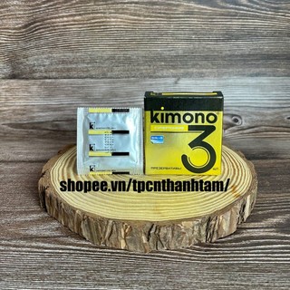  Bao cao su Vàng siêu mỏng, dai, sướng Kimono Gold tăng cảm giác khi quan hệ, kéo dài thời gian - Lẻ 1 cái