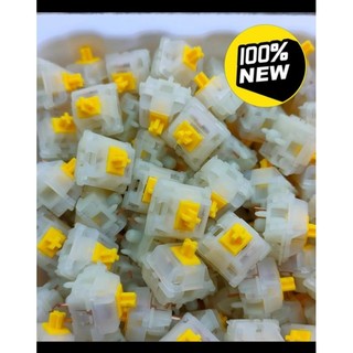Gateron Milky pro switch Yellow & Red âm trầm mượt mà