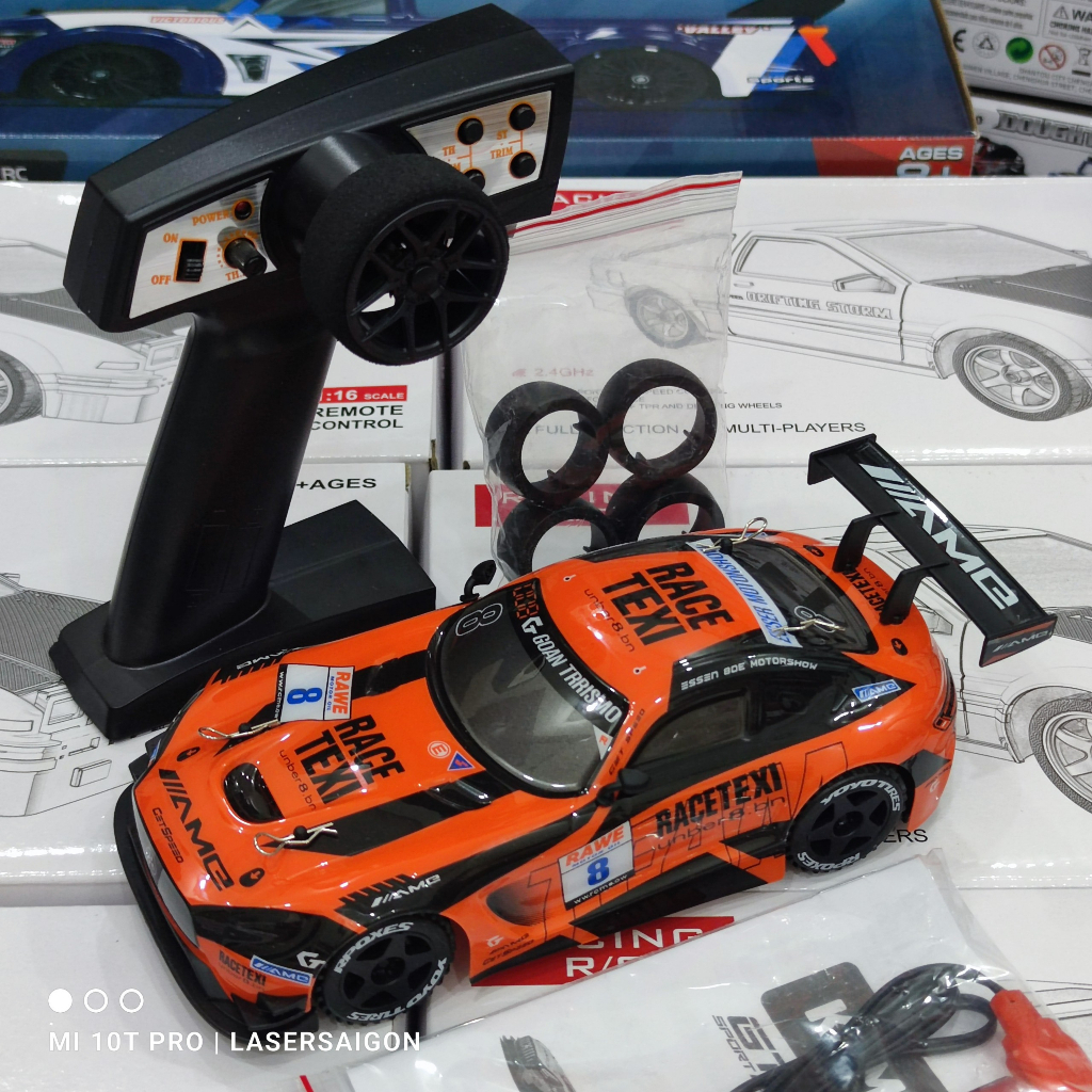 Xe điều khiển RC Có Gyro SG-2410 V2 Mini Baron 1/24 tốc độ cao 30km/h, có kèm bánh Drift