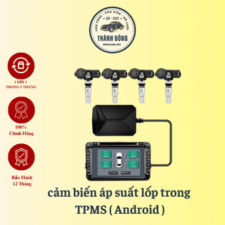 Bộ cảm biến áp suất lốp trong TPMS dùng cho ô tô màn hình DVD Android