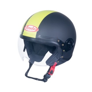 Mũ Bảo Hiểm Andes 3/4 Đầu Kính Đeo 3S103DK-Tem Nhám-W204
