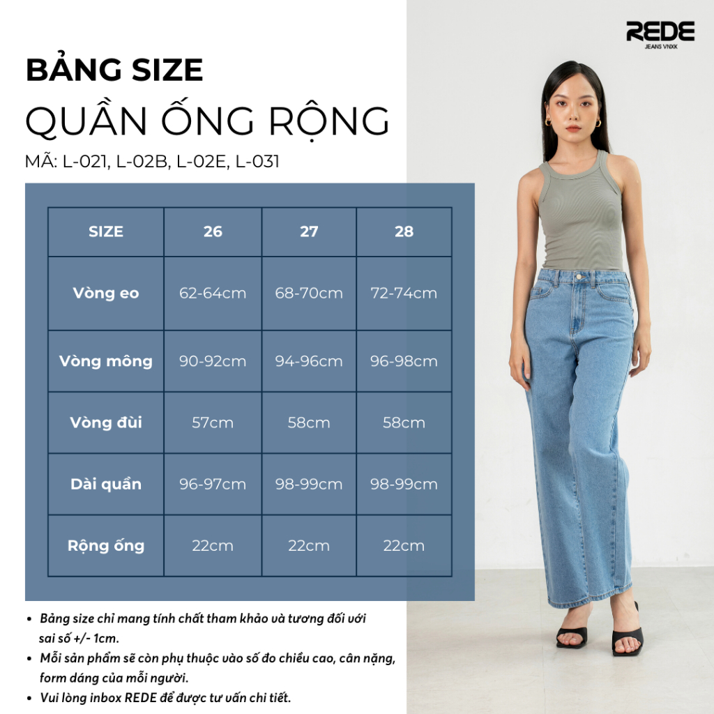 Quần Jeans Nữ Ống Rộng, Lưng Cao, Phom Suông, Màu Xanh Trẻ Trung