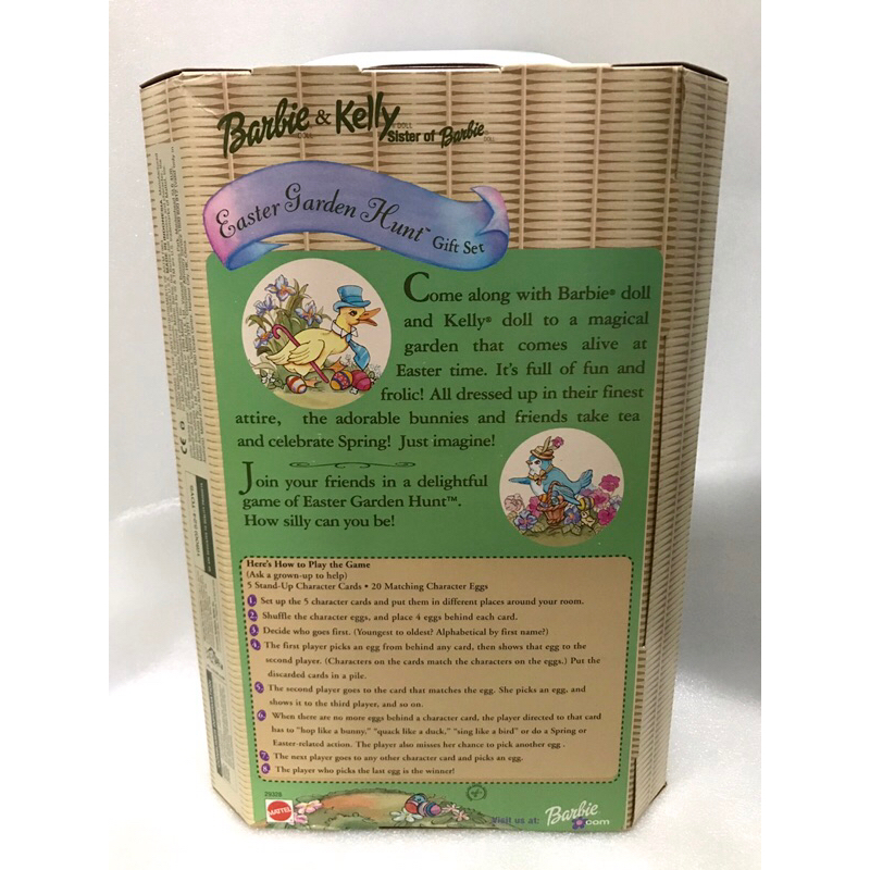 Búp bê Barbie and Kelly easter garden hunt gift set