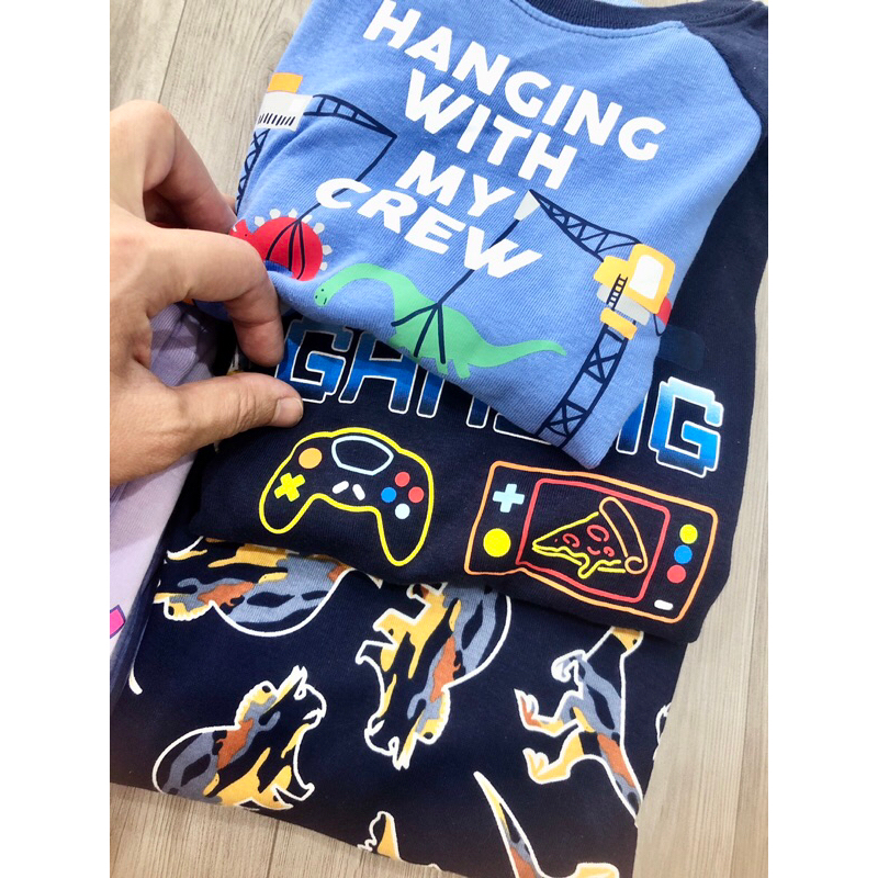 Đồ bộ dài tay cho bé, bộ quần áo thu đông cho bé, đồ bộ xuất dư cho bé VNXK