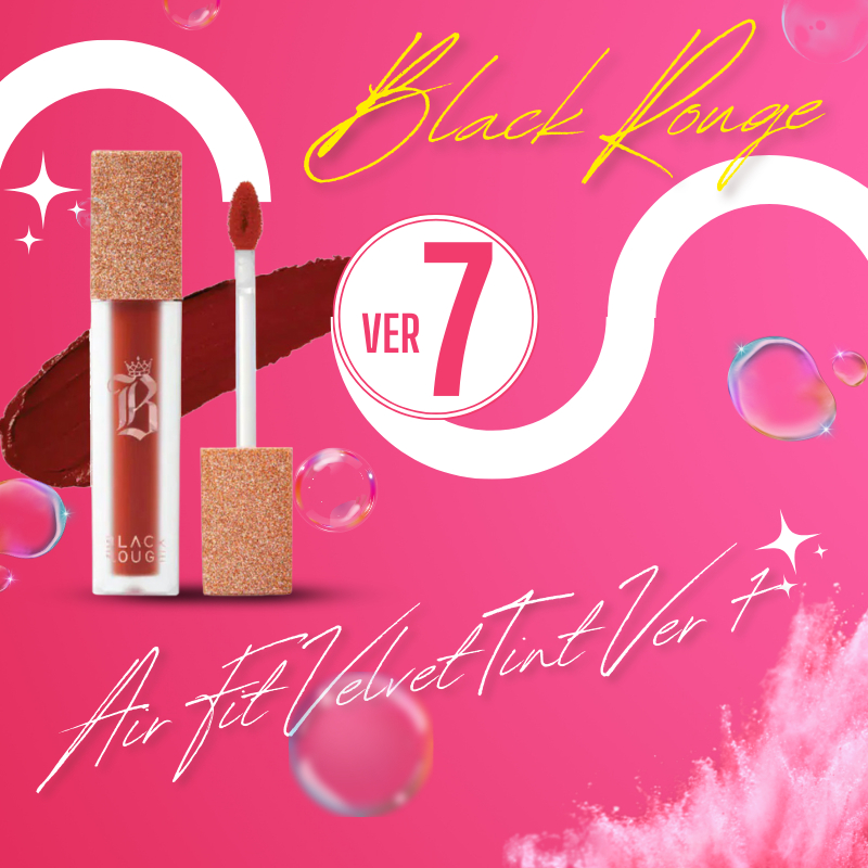 Son kem lì B.LACK R.OUGE Air Fit Velvet Tint Ver 7  lâu trôi - Alita.net
