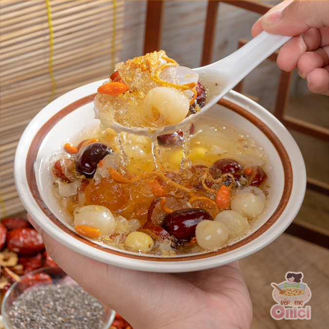 Hộp chè dưỡng nhan 15 nguyên liệu thượng hạng Bếp Của Mẹ ONICI set 700gr