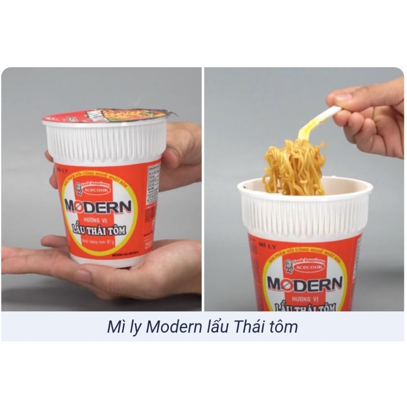 Mì ly Modern lẩu thái tôm 65gr