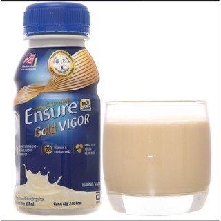Sữa bột pha sẵn Ensure Vigor vani chai 237ml