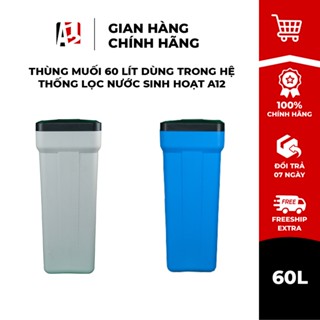 Thùng muối 60 Lít SLANPER dùng trong hệ thống lọc nước sinh hoạt A12