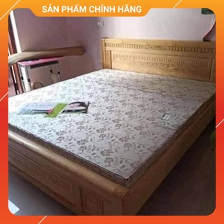 Đệm bông ép vỏ gấm họa tiết kích thước 160x200cm và 180x200cm