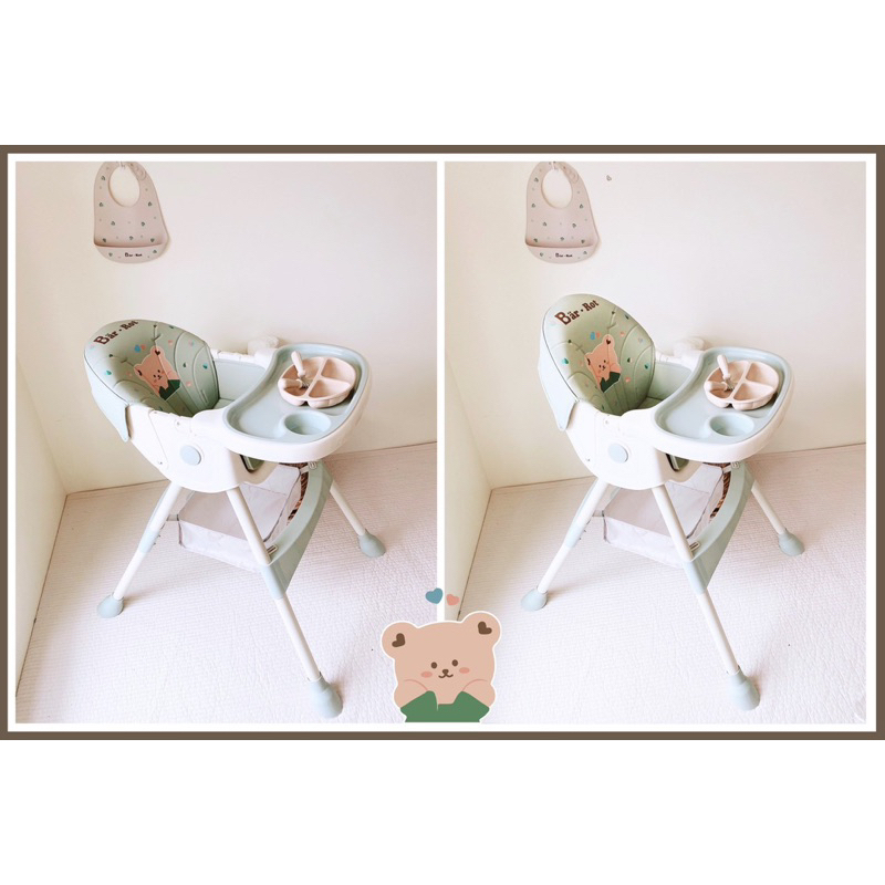 Ghế ăn dặm cho bé Bar rot 3 chức năng