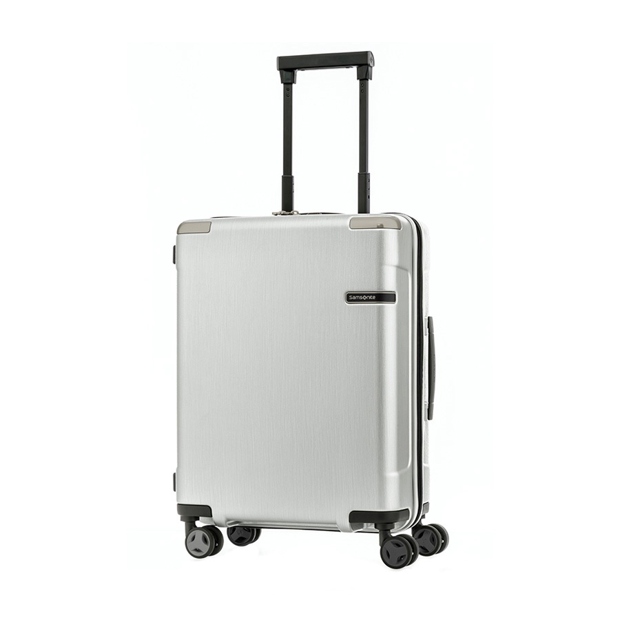 Vali evoa samsonite cabin 20inch: Bộ dây kéo đôi hai lớp giúp chống trộm, bảo vệ hành lý an toàn Góc vali