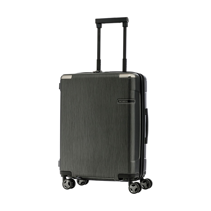 Vali evoa samsonite cabin 20inch: Bộ dây kéo đôi hai lớp giúp chống trộm, bảo vệ hành lý an toàn Góc vali