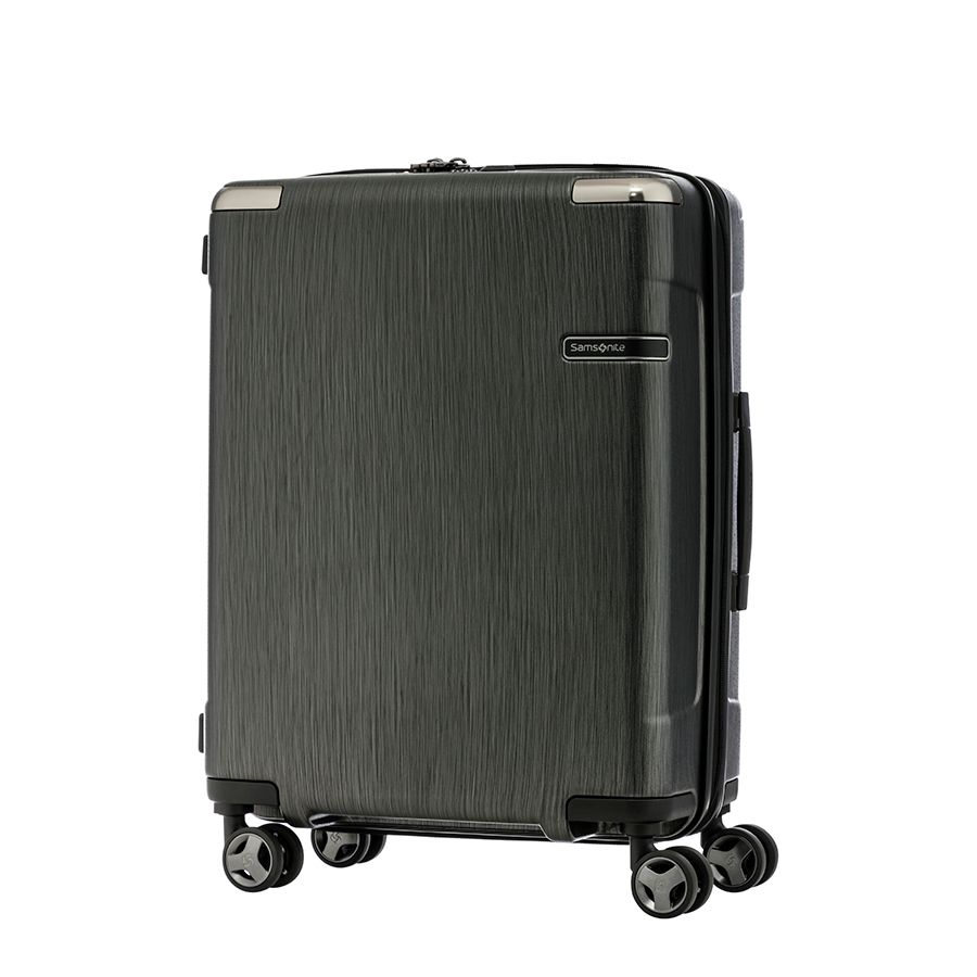 Vali evoa samsonite cabin 20inch: Bộ dây kéo đôi hai lớp giúp chống trộm, bảo vệ hành lý an toàn Góc vali