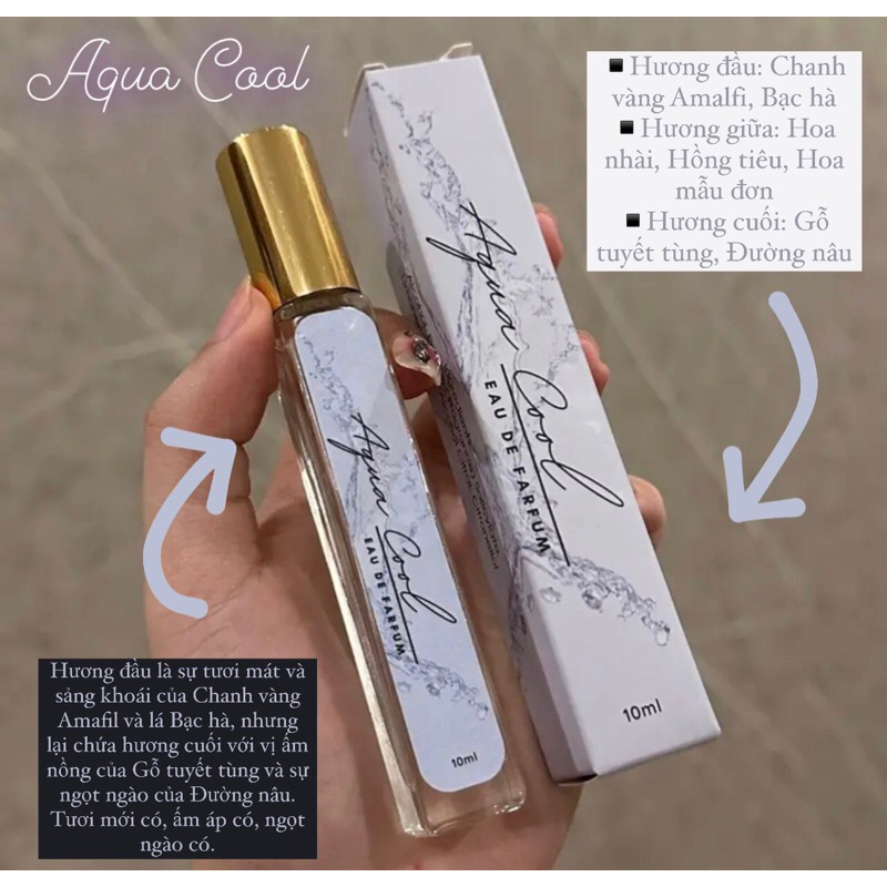 Nước Hoa Chiếc Agua Cool Chíng Hãng 10ml