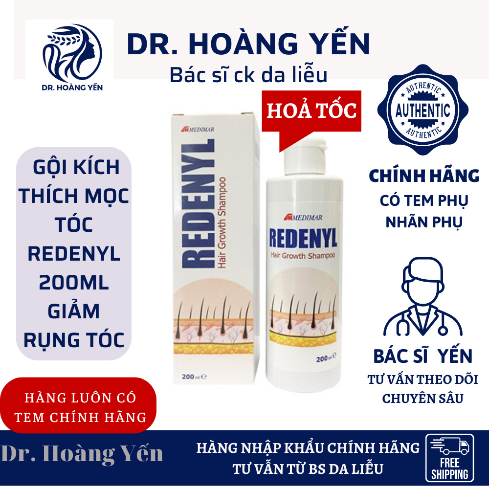 GỘI KÍCH THÍCH MỌC TÓC REDENYL 200ML GIẢM RỤNG TÓC