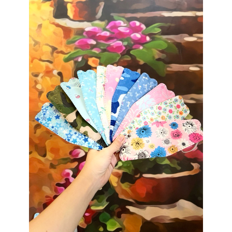 Khẩu Trang Y Tế In Hoạ Tiết Thùng 300 Chiếc, Dễ Thương Hottrend mẫu mới