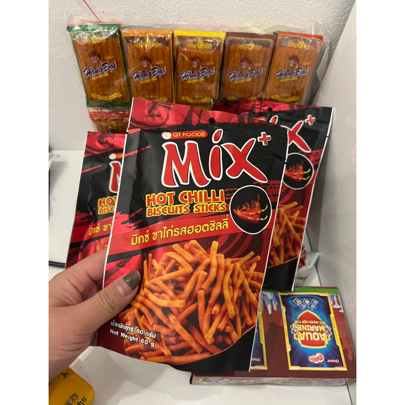 Snack bim bim mix ăn vặt vị cay siêu thơm ngon