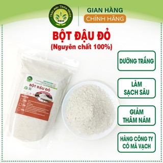 Bột Đậu Đỏ Nguyên Chất dùng đắp mặt nạ ngăn ngừa mụn, dưỡng da trắng mịn l Kho thảo mộc thiên nhiên