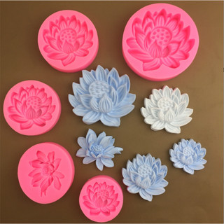 HCM-Khuôn Silicon Hoa Sen 4D Dễ Thương Nhiều Size CAKESHOP