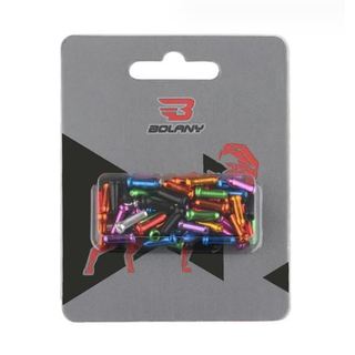 Đầu bấm cáp dây đề / dây thắng xe đạp bộ 50 con đủ màu