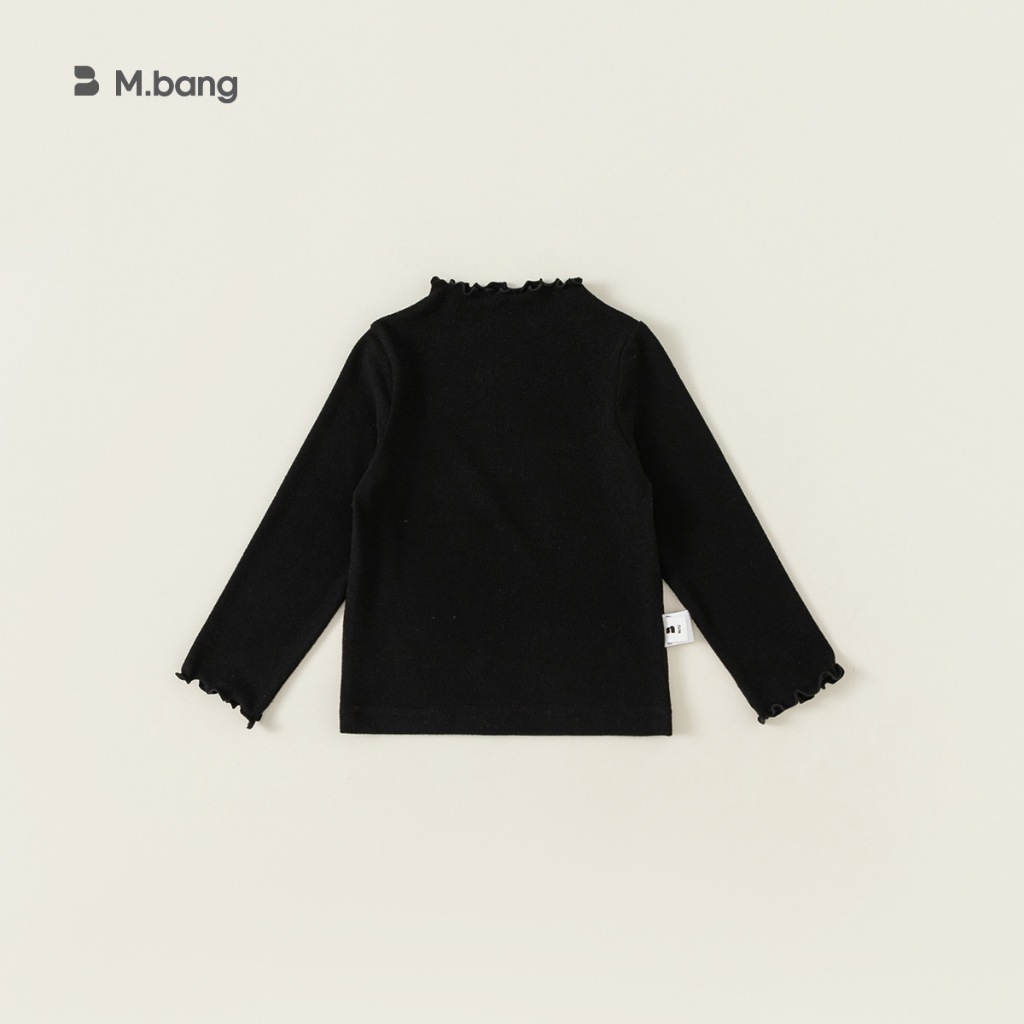 Size  Áo thu dài tay cho bé gái hàng loại 1 - MBang, áo giữ nhiệt cho bé gái, chất thun nhung mềm co giãn
