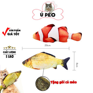 Đồ chơi cá catnip cho mèo | đồ chơi cá cho thú cưng | đồ chơi cho mèo