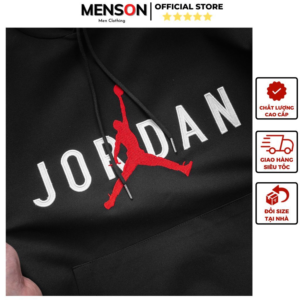 Set bộ thu đông nam có mũ dài tay cao cấp Menson MD29 Bộ thể thao thu đông nam dày dặn siêu ấm 2023 Hàng Hiệu