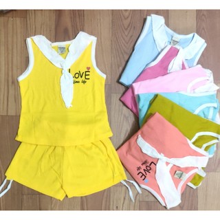 Bộ Thun Sát Nách Nhiều Mẫu Bé (6-14kg) (giao màu ngẫu nhiên)