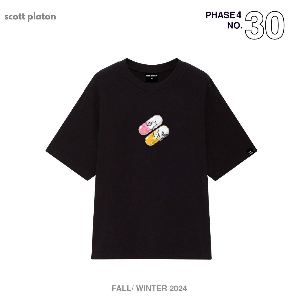 Scott Platon Áo thun Vitamin Chó Mèo - Chất liệu cotton dày dặn đứng form