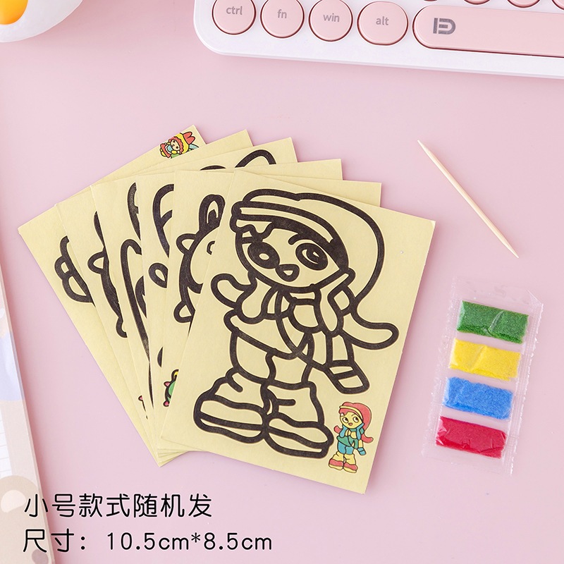 Đồ 1k tranh cát đồ chơi cho bé đa dạng mẫu mã kích thước 16*14cm