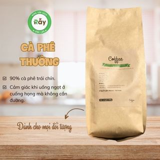 [500gram] Cà phê rang xay mộc Đaklak cao cấp lựa chín 90% hạt cà chín