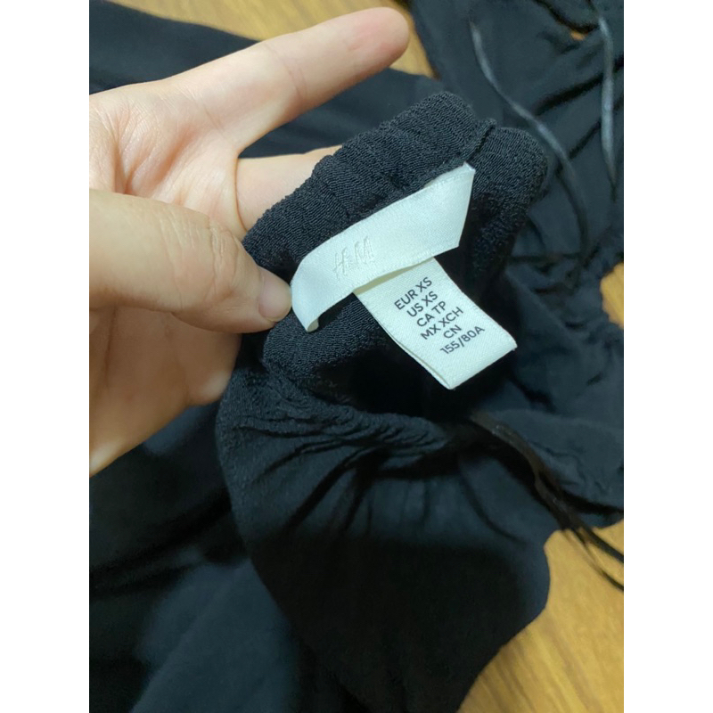 Đầm H&M auth 2 dây khoét eo cột nơ hở lưng-thanh lý