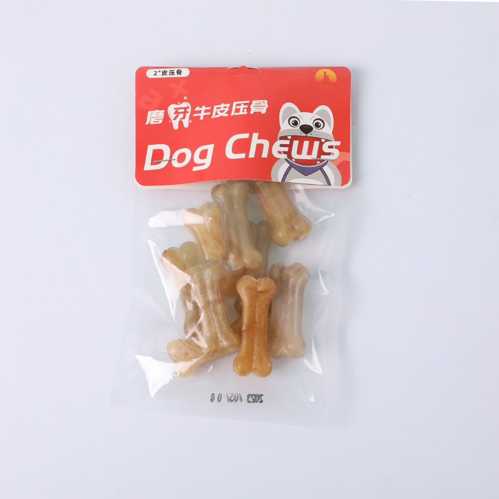 Xương gặm sạch răng cho chó_ Xương gặm da bò cho chó