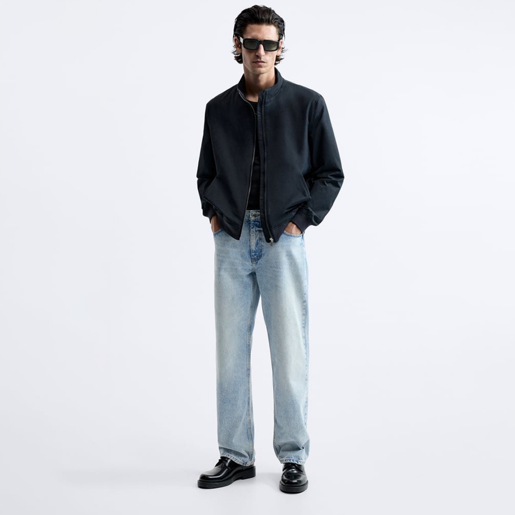 Áo Khoác Trung Niên Nam 𝒁𝑨𝑹𝑨 𝒙𝒖𝒂̂́𝒕 𝒅𝒖̛ Chất Vải Cotton Phong Cách Đơn Giản Phối Đồ Sang Trọng S6 - XỊN STORE