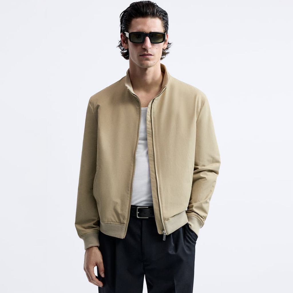 Áo Khoác Trung Niên Nam 𝒁𝑨𝑹𝑨 𝒙𝒖𝒂̂́𝒕 𝒅𝒖̛ Chất Vải Cotton Phong Cách Đơn Giản Phối Đồ Sang Trọng S6 - XỊN STORE