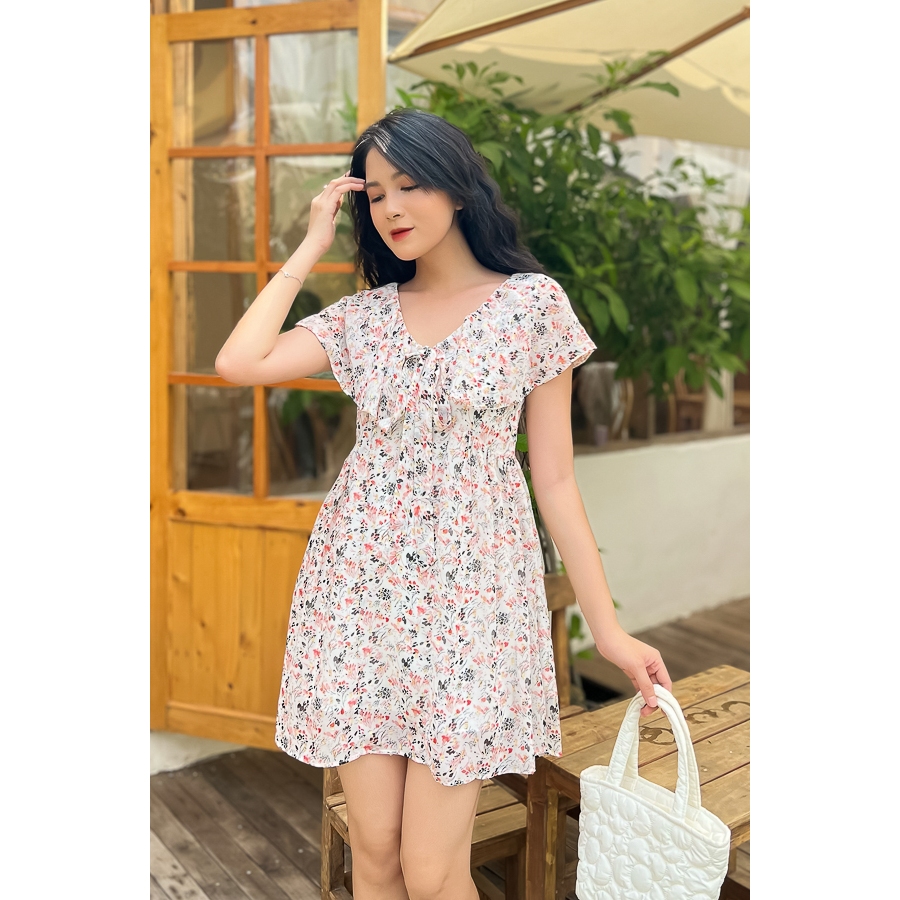 Đầm Maybi babydoll bèo cánh tiên