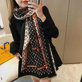 Khăn Choàng Dạ LV Cao Cấp Họa Tiết Sang Trọng_Miuna