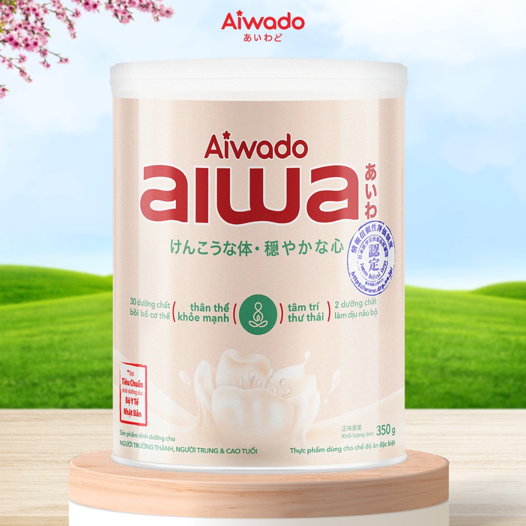 Sữa bột Aiwado Aiwa - Thân Khoẻ Tâm An 350g