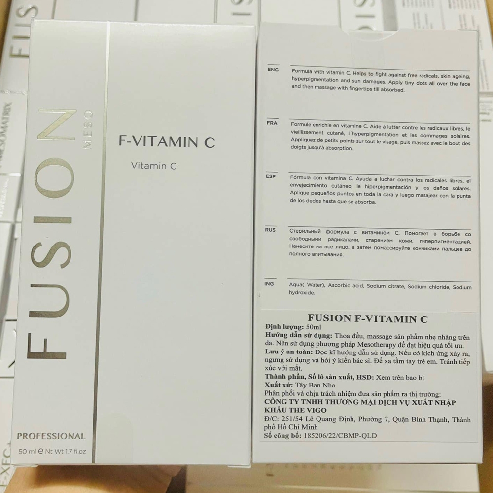 Tinh chất làm sáng da Fusion F-Vitamin C lão hóa da, sắc tố và đều màu da