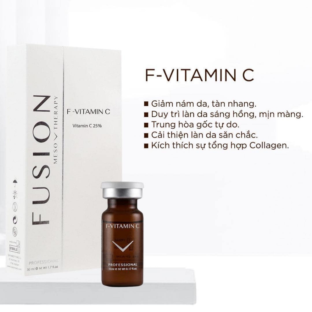 Tinh chất làm sáng da Fusion F-Vitamin C lão hóa da, sắc tố và đều màu da