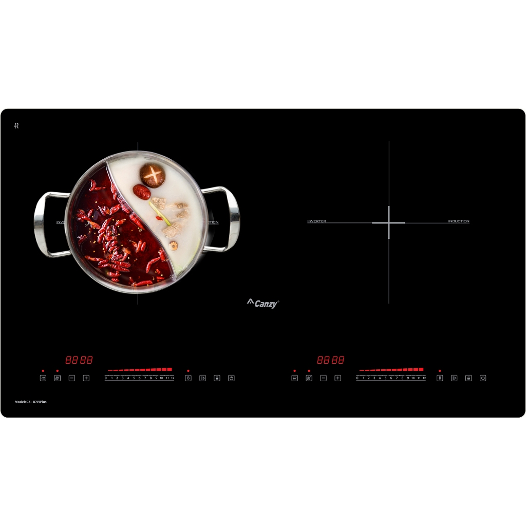 Bếp từ đôi Canzy CZ-IC99Plus - BH 3 năm, Hàng chính hãng, đổi mới trong 30 ngày