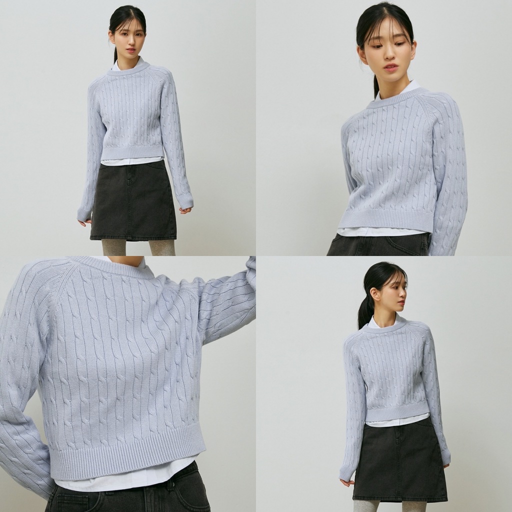 Áo len SPAO Cable Sweater