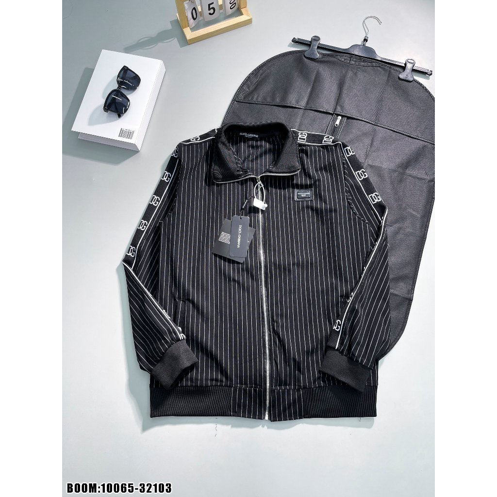 🔥Hot🔥Áo khoác DG viền tay thêu mác sắt thiết kế hot trend Nam nữ New 2023