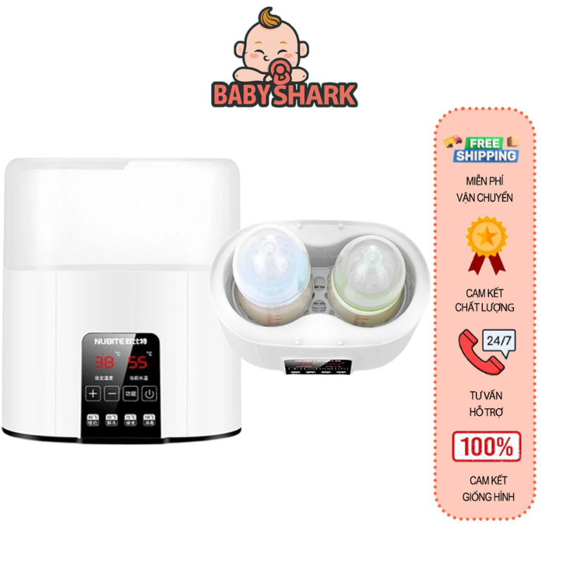 Máy Hâm Sữa Tiệt Trùng Bình Sữa Bằng Hơi Nước Cao Cấp 4in1 Màn Hình Led Cảm Ứng Máy Tiệt Trùng Rã Đông Hâm Nóng Thức Ăn