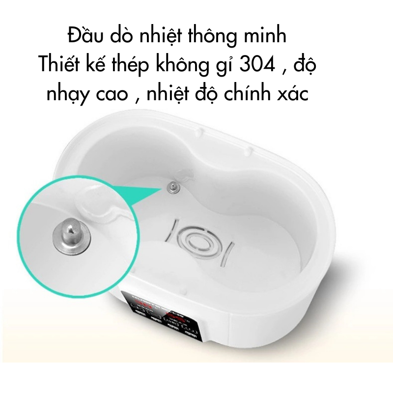 Máy Hâm Sữa Tiệt Trùng Bình Sữa Bằng Hơi Nước Cao Cấp 4in1 Màn Hình Led Cảm Ứng Máy Tiệt Trùng Rã Đông Hâm Nóng Thức Ăn