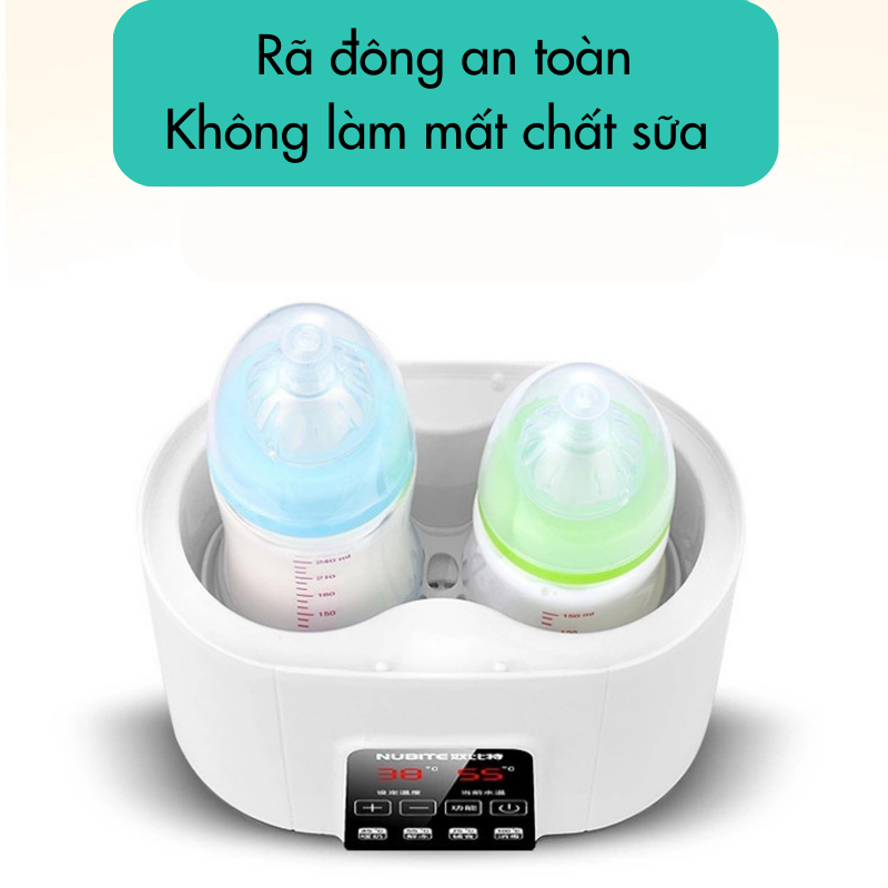 Máy Hâm Sữa Tiệt Trùng Bình Sữa Bằng Hơi Nước Cao Cấp 4in1 Màn Hình Led Cảm Ứng Máy Tiệt Trùng Rã Đông Hâm Nóng Thức Ăn