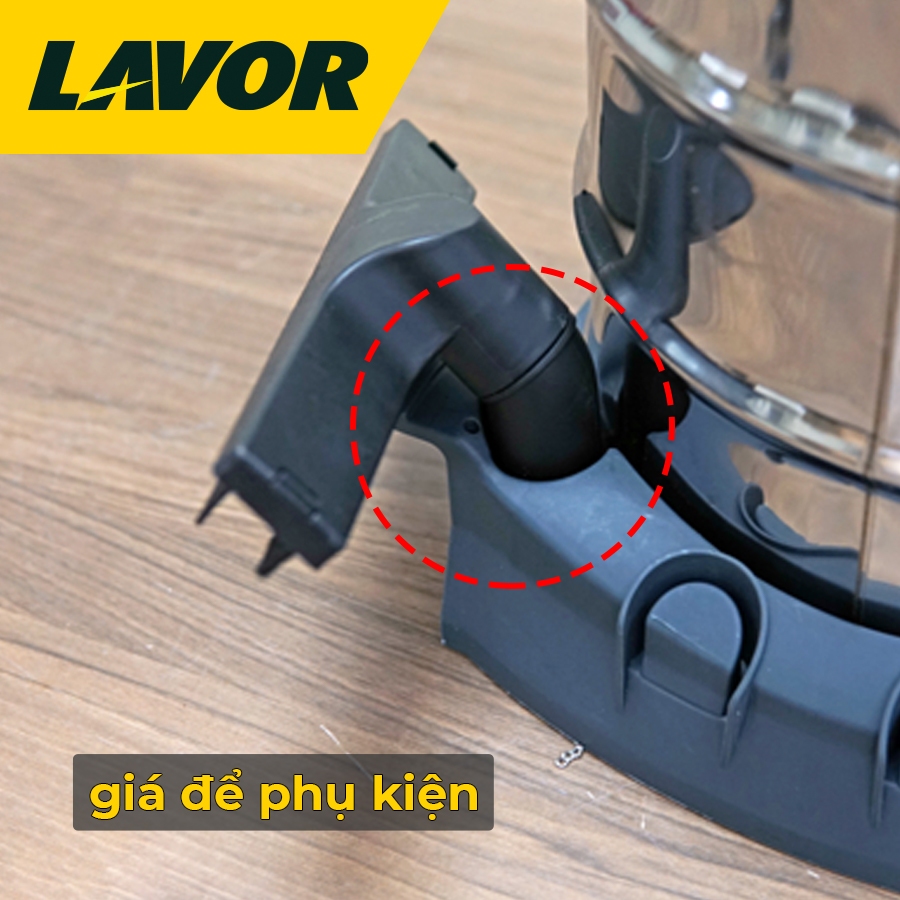 Máy hút/thổi bụi khô và ướt công nghiệp Lavor Dozzy 20XS(20 lít) -  Dọn sạch bụi bẩn với bộ lọc linh hoạt -BHĐT 12 tháng