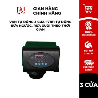 Van tự động 3 cửa slanper f71b1 tự động rửa ngược, rửa xuôi theo thời gian a12
