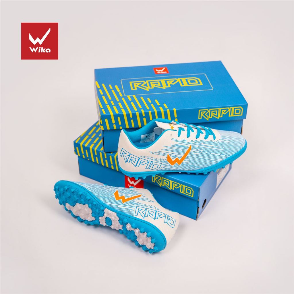 Giày Đá Bóng Trẻ Em WIKA Rapid Chất Liệu Da PU Cao Cấp